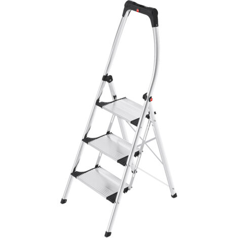 Hailo K100 TopLine, Komfort-Trittleiter, 3 Stufen