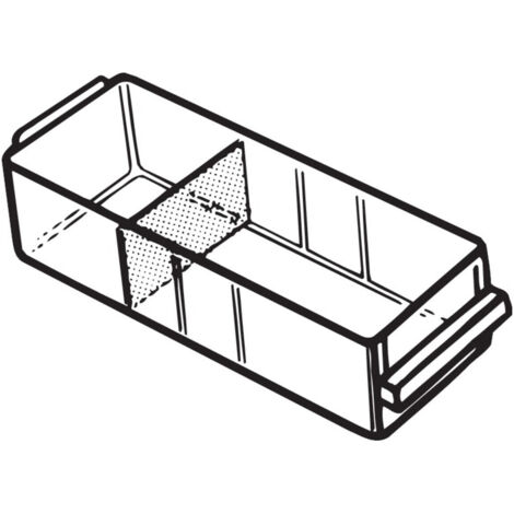 Ersatzschublade Typ150-0 B55xT153xH41 mm transparent RAACO