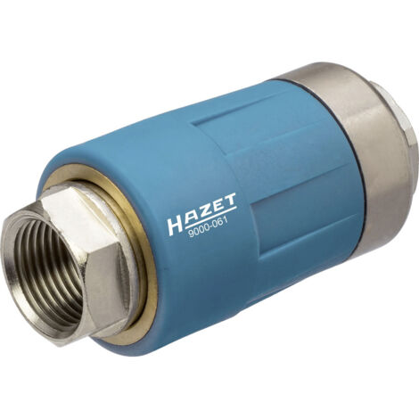 Hazet – Druckluft Sicherheitskupplung für Innengewinde 16,41mm/3/8" – Sichere Trennung ohne Verletzungsgefahr – 9000061 (1/10)