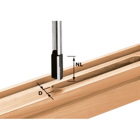 Festool Nutfräser HW S8 D15/20 OF1010 OF1400 OF2200 490965 Zubehör Fräsen