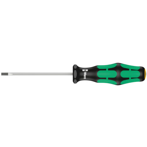 Wera 335 Schlitz-Schraubendreher - Elektrikerklinge, 0,5 x 3 x 80 mm