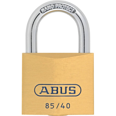 Vorhangschloss Messing verschiedene mit Etikett 85/40 ABUS