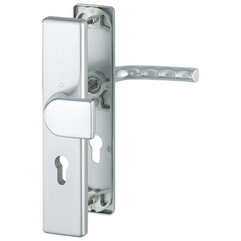 Hoppe Schutzgarnitur Birm.78G/2221A/2440/1117 Alu.F1 72mm 37-42mm