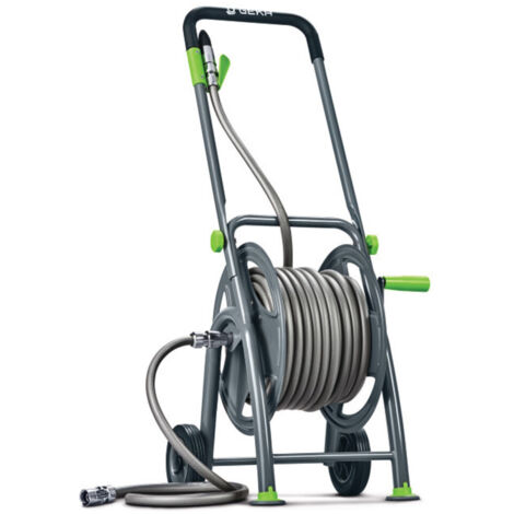 GEKA plus Schlauchwagen P25SST Stecksystem Gestell pulverbeschichtetes Stahlrohr