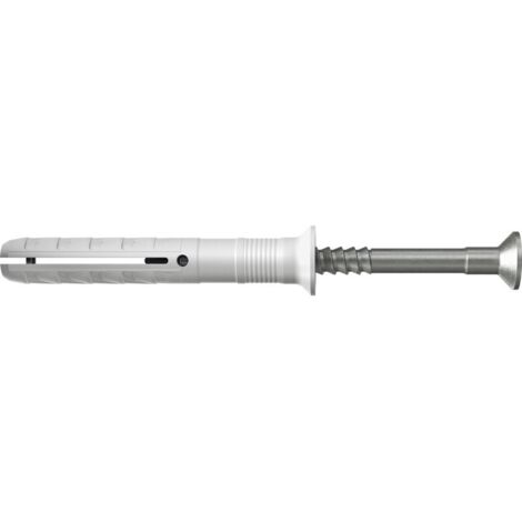 Fischer 50x Nageldübel N 6 x 60/30 S mit Nagelschraube A2 nichtrostender Stahl - 050373