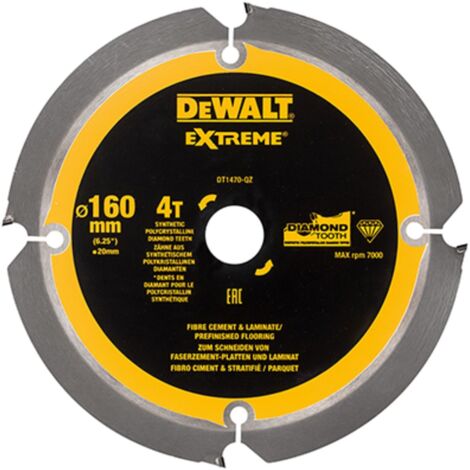 DEWALT Kreissägeblatt PCD 160/20 mm 4Z DT1470-QZ