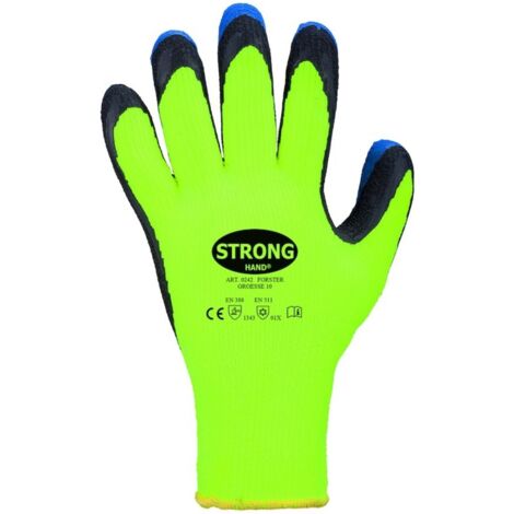 stronghand Winterstrickhandschuh Forster, Latex, Gr. 10