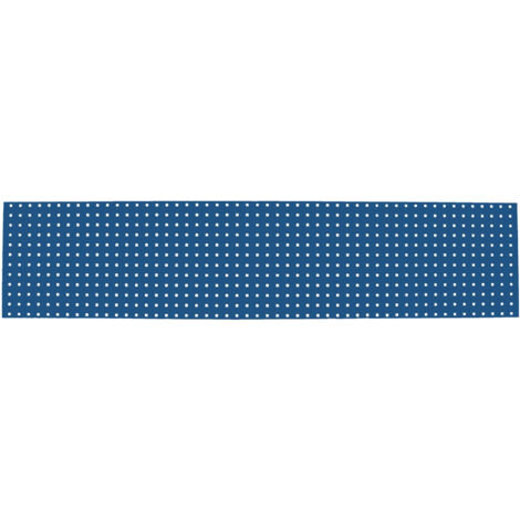 STIER Lochplatte für Werkstattwand, 2000x450mm, enzianblau