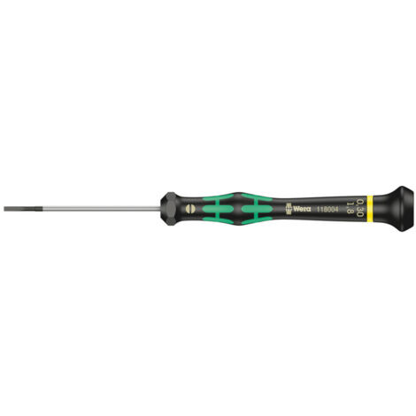 Wera 2035 Elektroniker-Schlitzschraubendreher, 0,30 x 1,8 x 60 mm