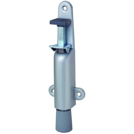 KWS 1026 Türfeststeller 30 mm Hub, abgerundet Stahl silberfarbig einbrenlackiert