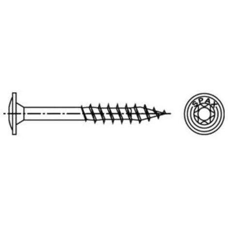 Spax Holzbauschraube 8 x 380 mm Tellerkopf T-STAR plus Teilgewinde 4CUT WIROX P3J 50 Stk