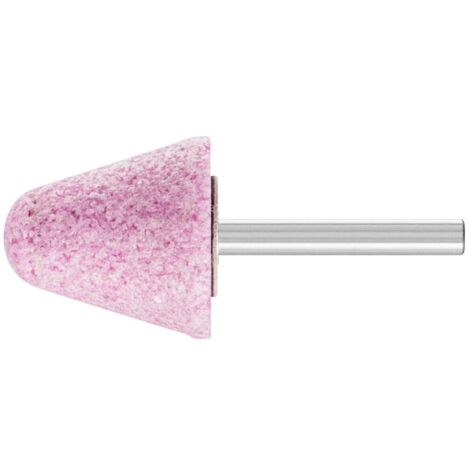 PFERD TOOLS STEEL EDGE Schleifstift Kegel Ø 32x32 mm Schaft-Ø 6 mm A24 für Stahl- und Stahlguss 5 Stk