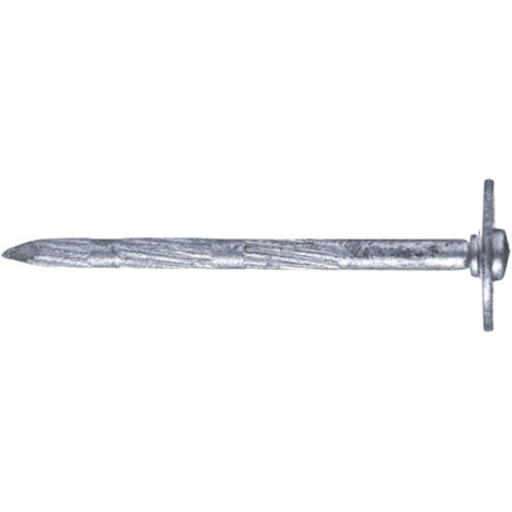 Stahlnagel Ø 3,5 x Länge 70 mm Stahl gehärtet metallisiert