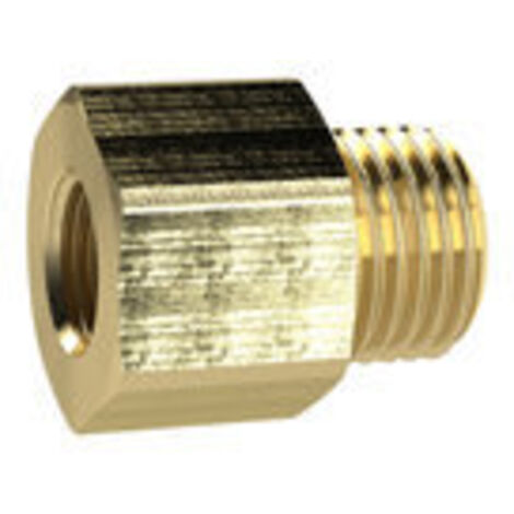 RIEGLER Reduziernippel Messing | G 3/8" X G 1/8" | SW 19 | 25 Bar