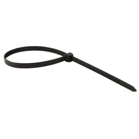 XINGO 100 Stück Tannenbaum Nylon Push Mount Kabelbinder Schwarz, 5.5mm