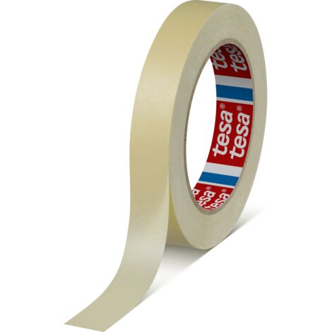 tesakrepp 4329 Papierabdeckband-Set 50 m × 19 mm hellbeige leicht gekreppt 16 Stk