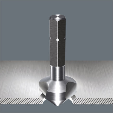 Wera 846/8 Verzinkboor bit-set bitset Zwart/groen, 8-delig