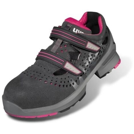 uvex Sandale grau/pink uvex 1 ladies, S1, EU-Schuhgröße: 39