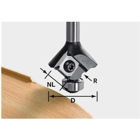 Festool Abrundfräser-Wendeplatten S8 HW R1,5 D28 KL12,7 OFK – 499810