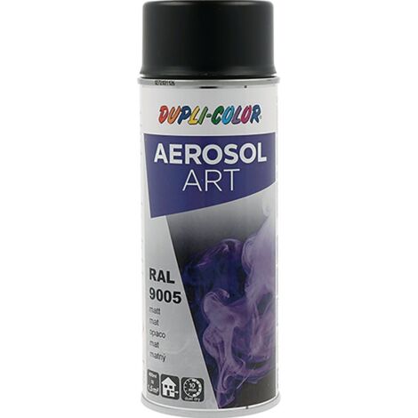 DUPLI-COLOR 733161 Buntlackspray AEROSOL Art tiefschwarz matt RAL 9005 400 ml