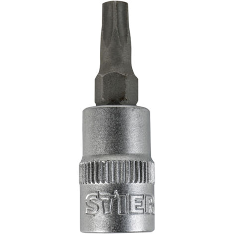 STIER Torx-Bit-Steckschlüsseleinsatz 1/4'', TX 25, Schraubendreher-Einsatz, Bit-Einsatz, Stecknuss (1/3)