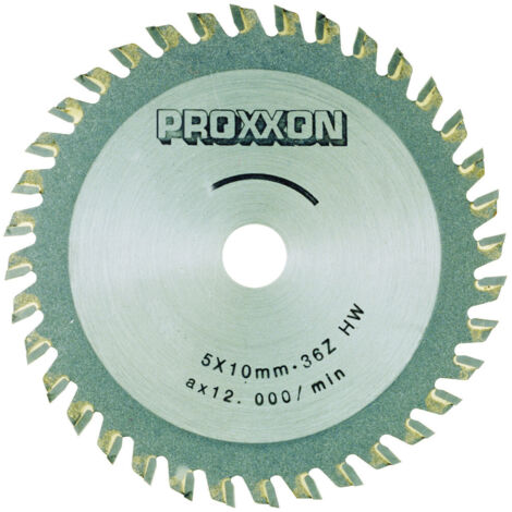 PROXXON Kreissägeblatt, HM-bestückt, Ø 80 x 1,6 x 10 mm, 36 Zähne - 28732
