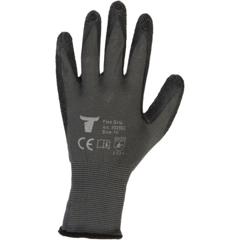 STIER Montagehandschuhe 12 Paar Größe 10 - Naturlatex Grip Mit Tastgefühl