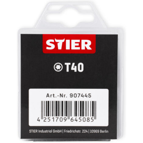 STIER TORX-Bit-Großpackung T40 (1/5)