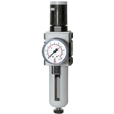 Riegler Filterregler »FUTURA«, PC, SK, Mano, BG 2, G 1/2, 0,5-16 bar, HA