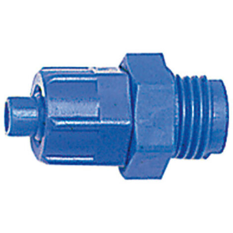 Riegler Gerade Einschraubverschraubung G 3/8 a., für Schlauch 8/6 mm, POM (1/2)