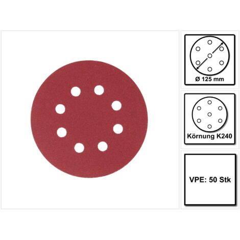 Makita  P-43686 Schleifpapier  Körnung (num) 240  (Ø) 125 mm 50 St.