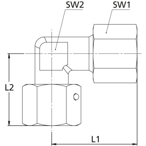 RIEGLER Winkel-Verschraubung 5 Mm – Verzinkter St Produktbild-Vorschau 3