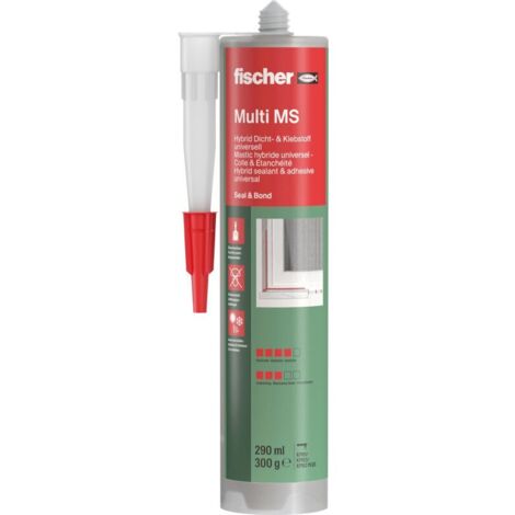 fischer Multi Kleb/Dichtstoff MS 290 grau (1/5)