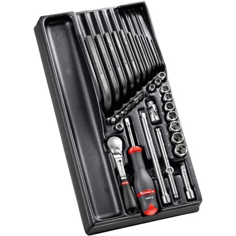 Facom Steckschlüssel-Set 1/4 Zoll R.180, 31-teilig – Hochwertiges Werkzeug-Set Für Profis & Heimwerker