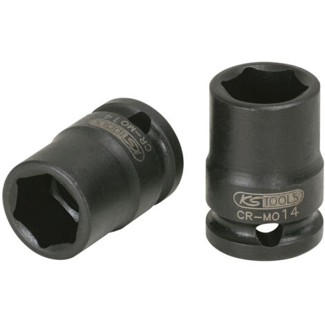 KS Tools 3/8 Sechskant-Kraft-Stecknuss, kurz, 21 mm (1/2)