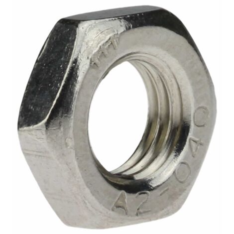 Sechskantmutter ISO 8675 M 20 x 1,5 Edelstahl A2 blank 10 Stk