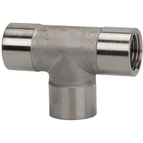 Riegler T-Stück, innen/innen/innen, G 1/8, Edelstahl 1.4404 (1/3)