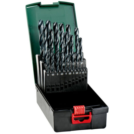 Metabo HSS-R-Bohrerkassette, 25-teilig (1/3)