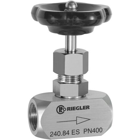 Riegler Nadelventil, Edelstahl 1.4571, G 3/4, DN 10, PN max. 400 bar (1/3)