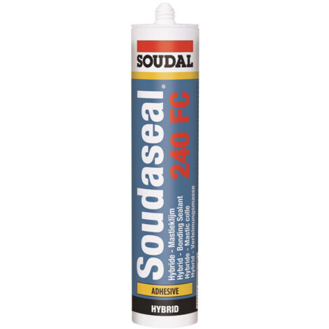 Soudal 240FC schwarz Soudaseal FC Fugenmasse - elastischer Dichtstoff, 290ml