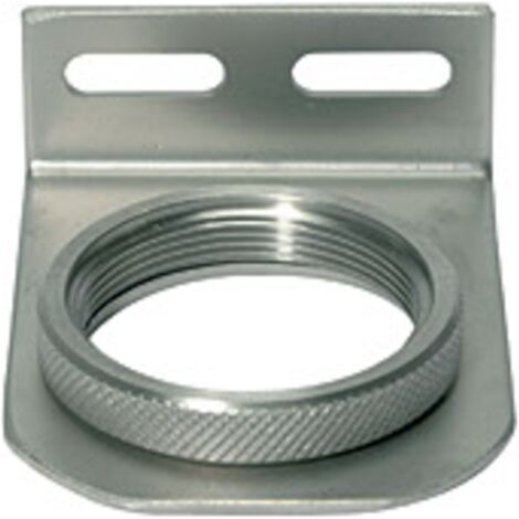 Riegler Haltewinkel aus Edelstahl 1.4401 mit Mutter M45x1,5 (1/2)