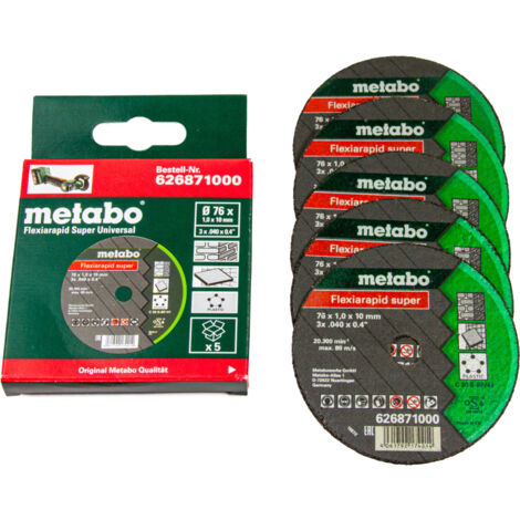 Metabo 626871000 Zubehör für Winkelschleifer Scheibenfräser Scheibenfräser