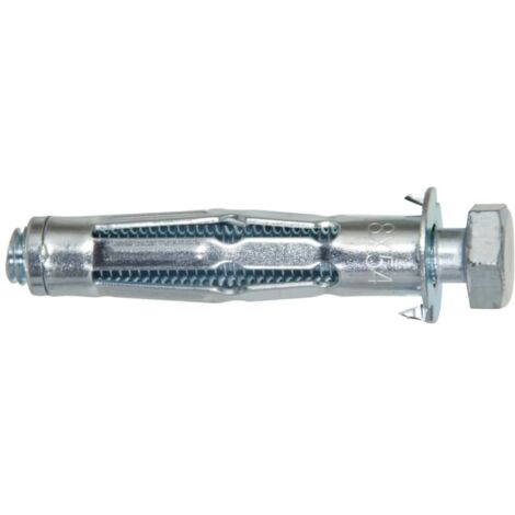 Fischer 50x Hohlraum-Metalldübel HM 8 x 54 mm SS mit Sechskantschraube - 519783