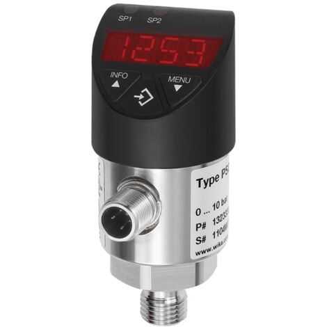 Riegler Elektr. Druckschalter, Digitalanzeige, M12x1, G 1/4, 0-2,5 bar