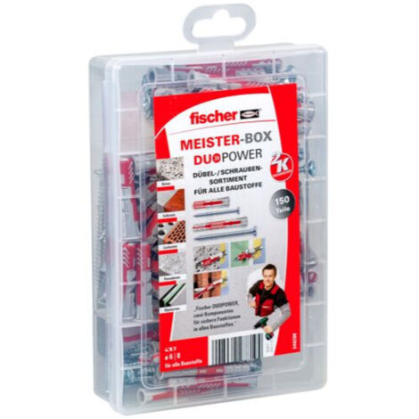 Fischer Meister-Box DuoPower - 150 Stück Dübel