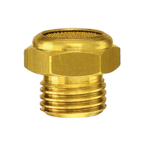 Riegler Sinterbronce-Schalldämpfer, flach, G 1/2 a., SW 24 (1/4)
