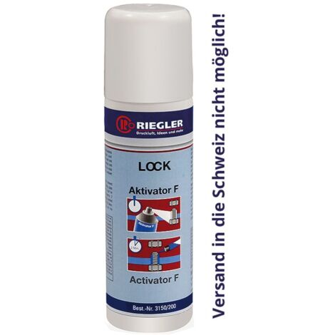 Riegler Lock Aktivator F, aktiviert passive Oberflächen, 200 ml (1/3)