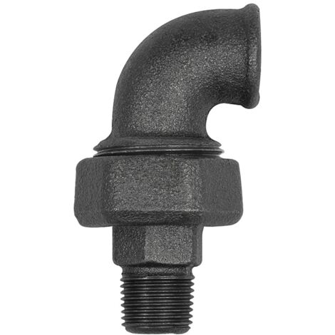 Riegler Verschr. Bogen 97, flachdicht., Rp 1 1/2, R 1 1/2, Temperg. schw. (1/2)