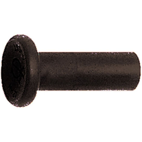 Riegler Verschlussstopfen POM, Stutzen 15 mm, Farbe schwarz (1/2)