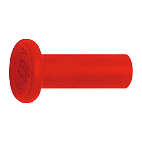 Riegler Verschlussstopfen POM, Stutzen 8 mm, Farbe rot (1/2)